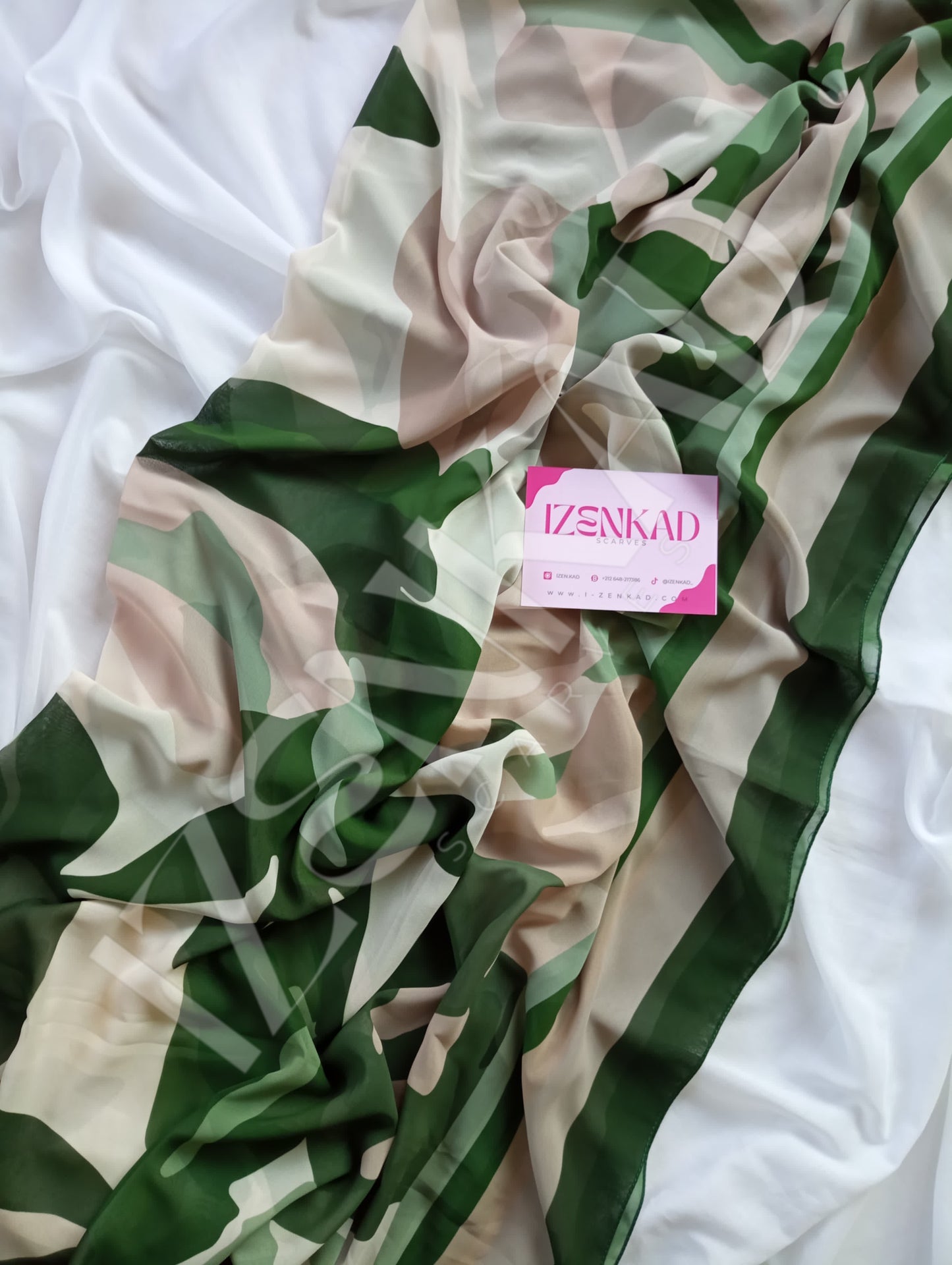 Foulard Carré en crêpe Chiffon - MALÉYA™