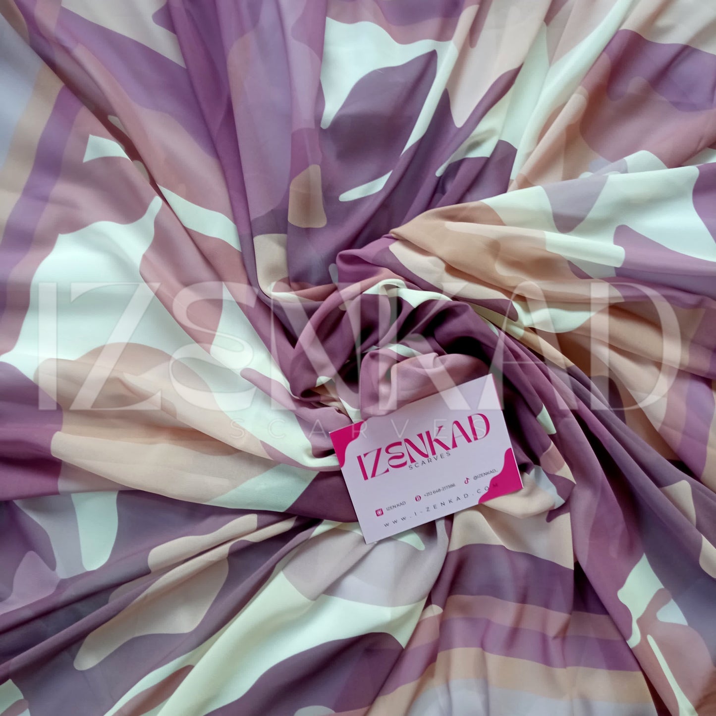 Foulard Carré en crêpe Chiffon - MALÉYA™