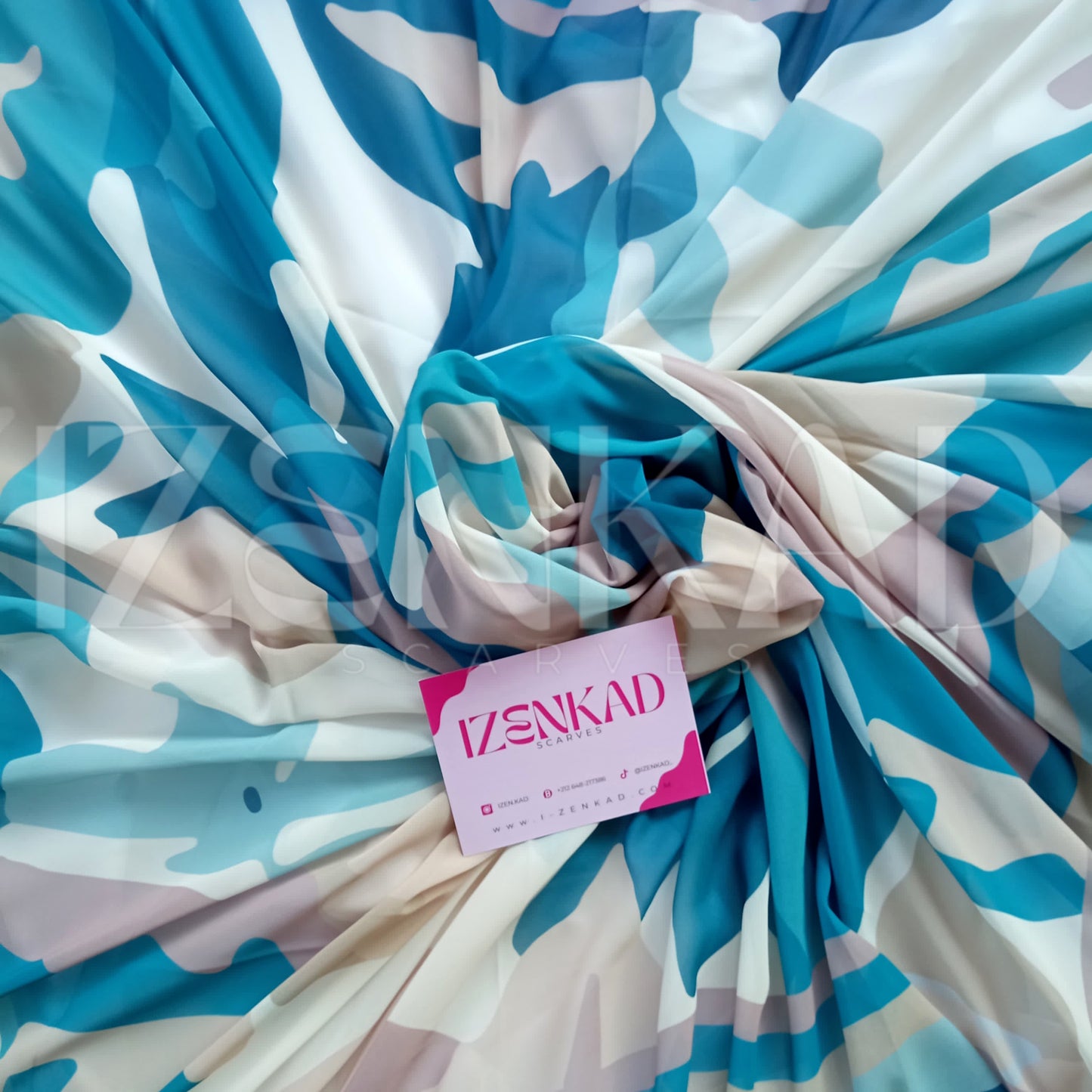 Foulard Carré en crêpe Chiffon - MALÉYA™