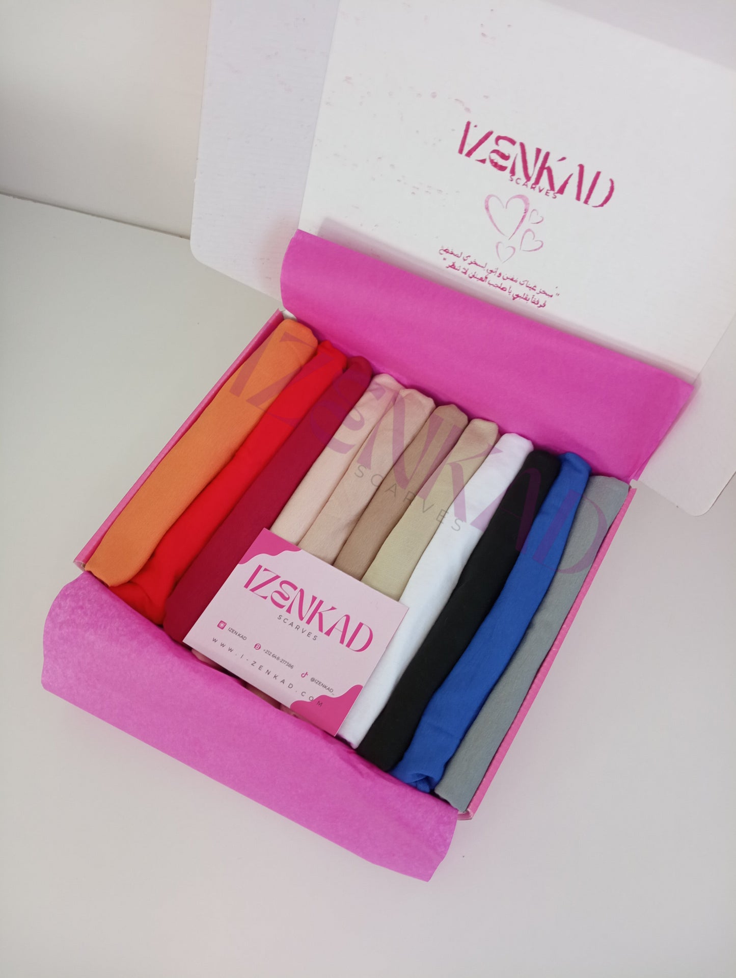 Pack de 11 bonnets hijab - All colors