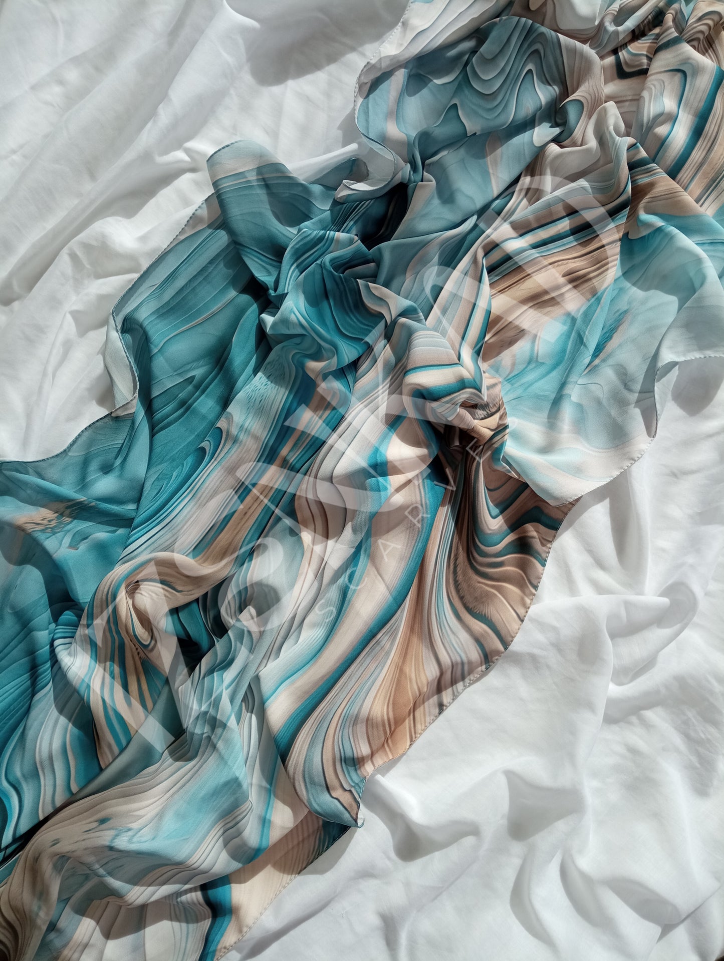 Crêpe de soie imprimé - EARTH™