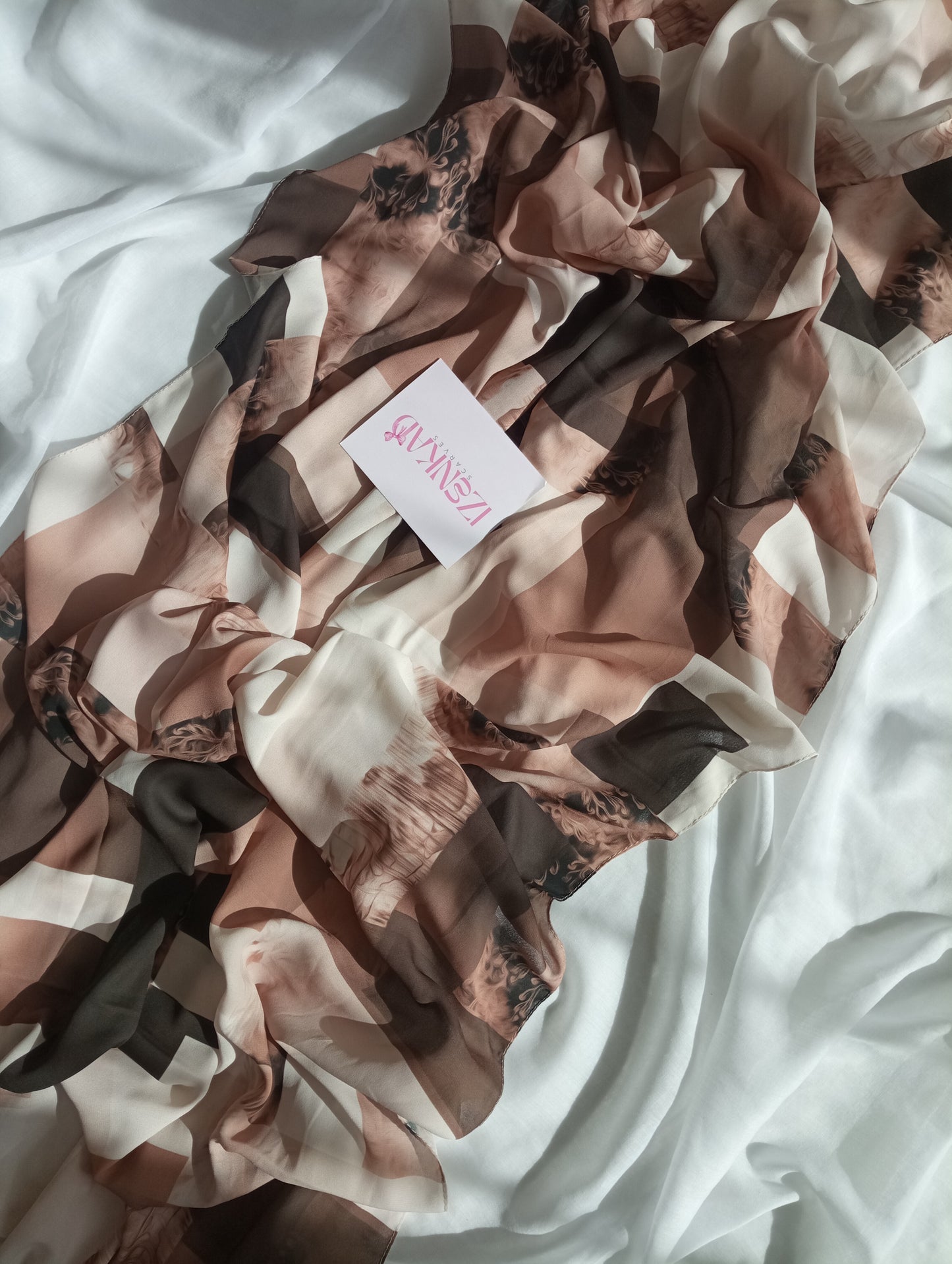 Crêpe de soie imprimé - QAMAR ™