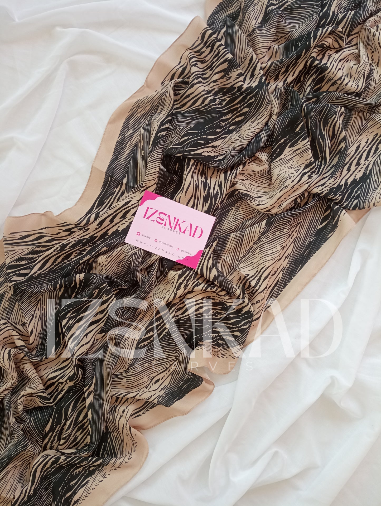 Crêpe de soie imprimé - SANDRA ™