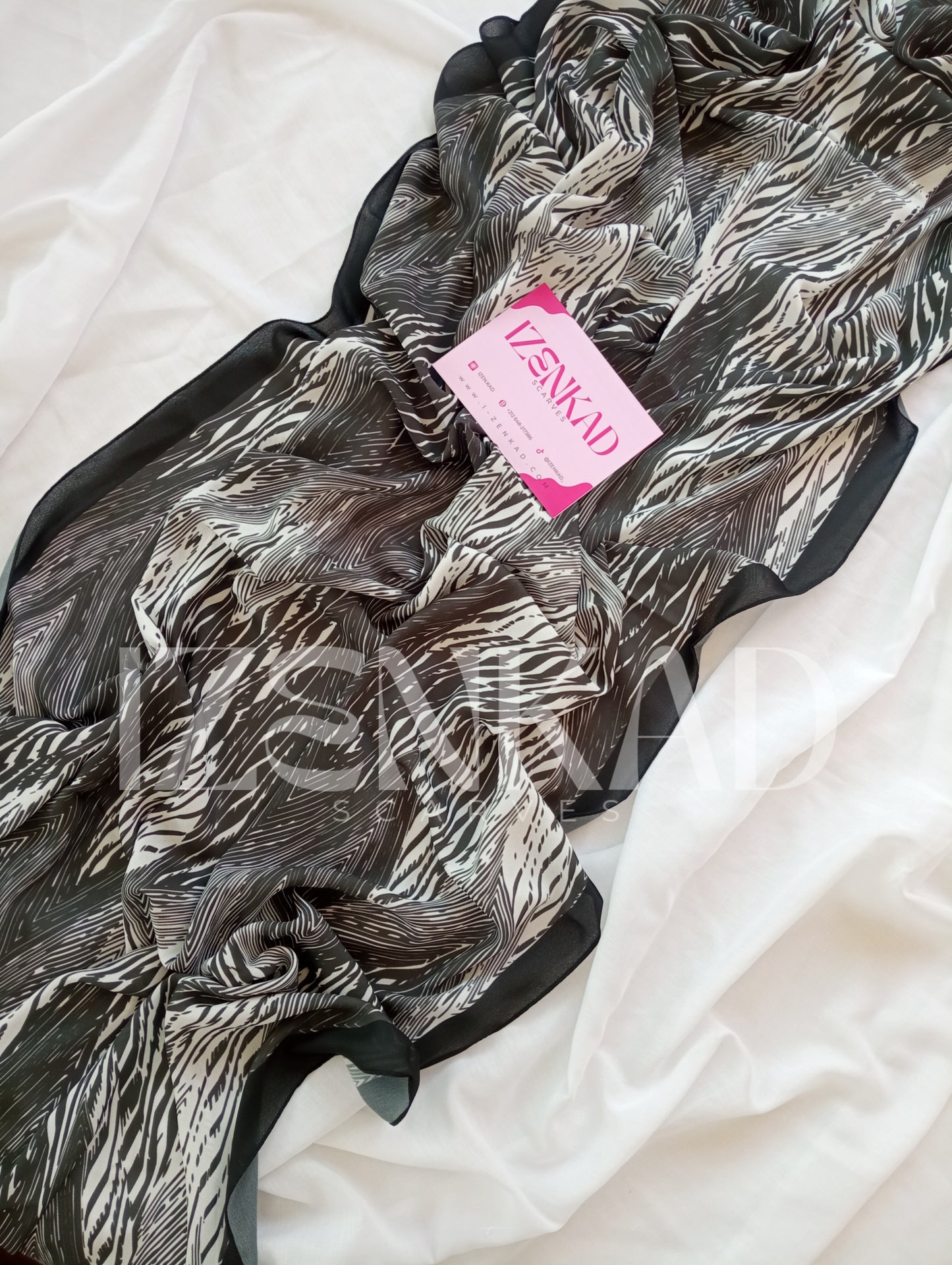 Crêpe de soie imprimé - SANDRA ™