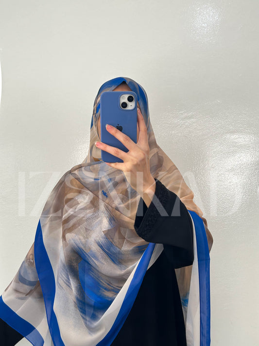 Foulard Carré en crêpe Chiffon - MALÉYA™