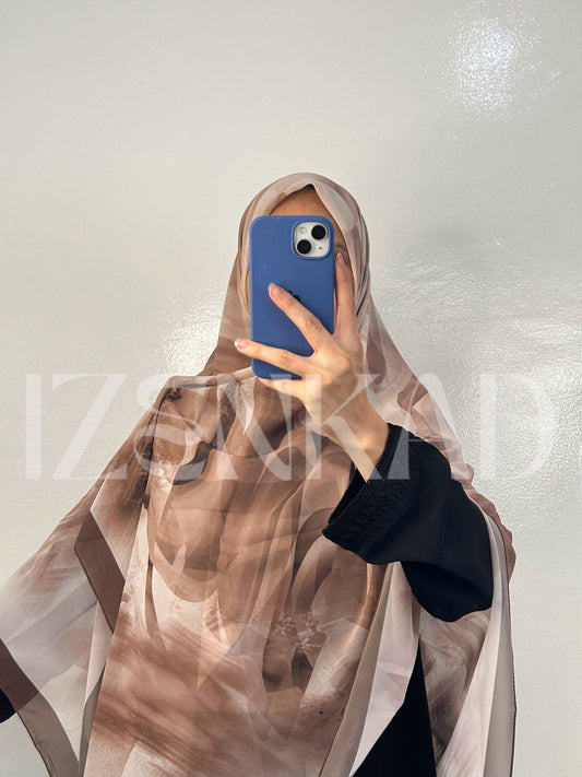 Foulard Carré en crêpe Chiffon - MALÉYA™