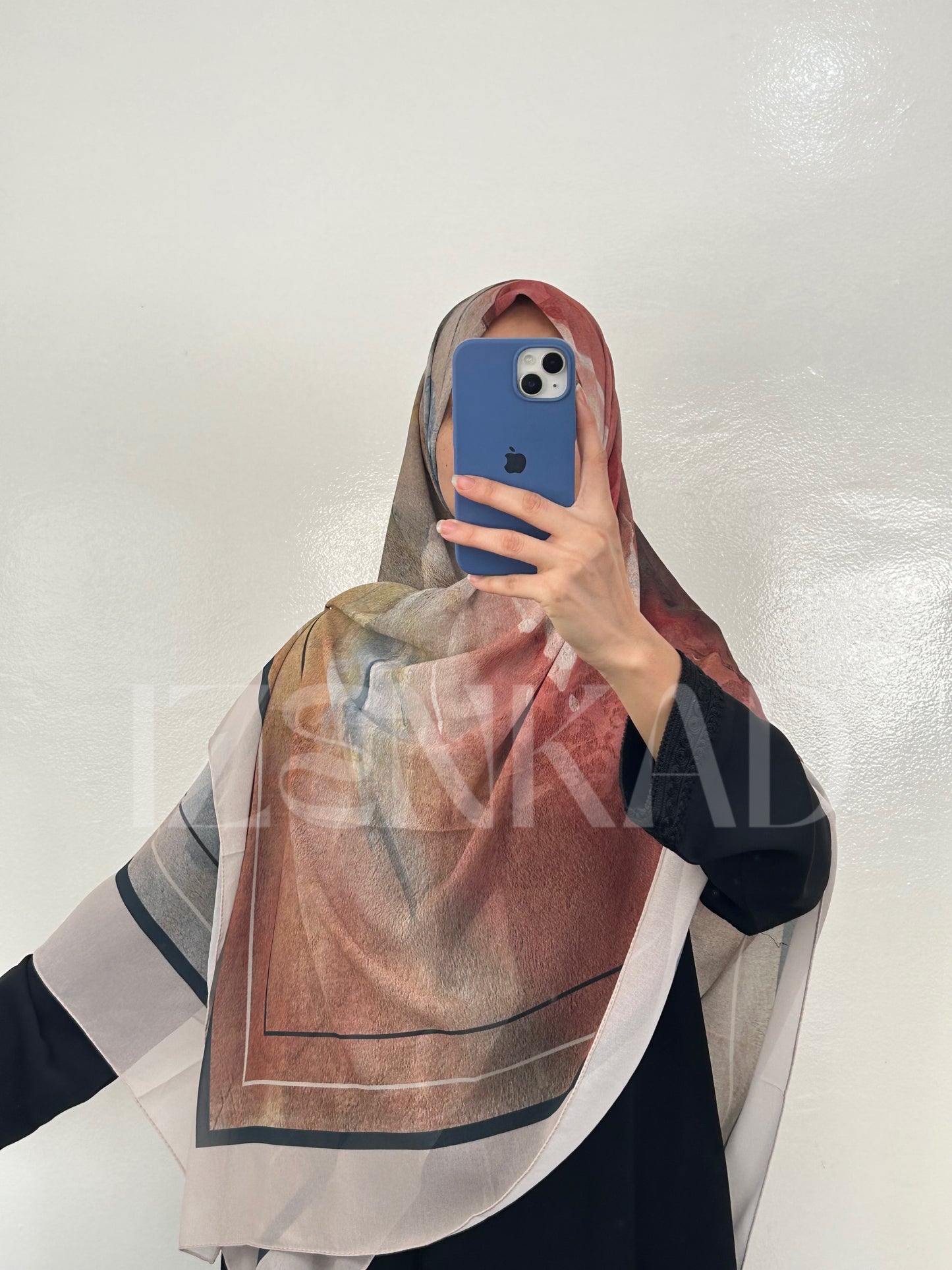 Foulard Carré en crêpe Chiffon - MALÉYA™