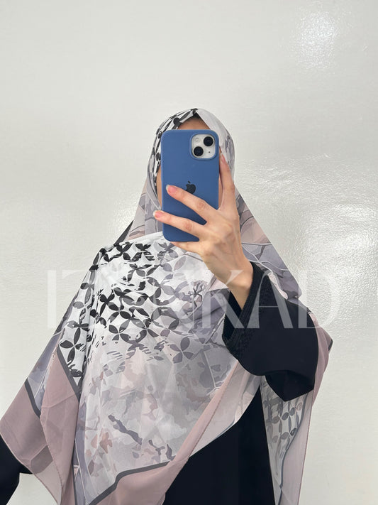 Foulard Carré en crêpe Chiffon - MALÉYA™