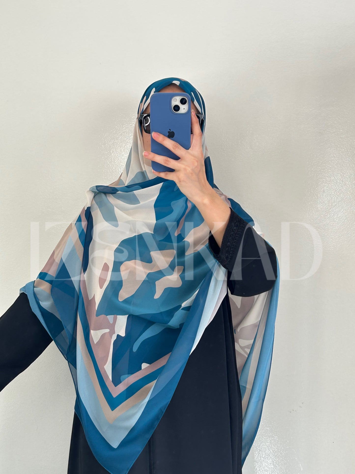 Foulard Carré en crêpe Chiffon - MALÉYA™