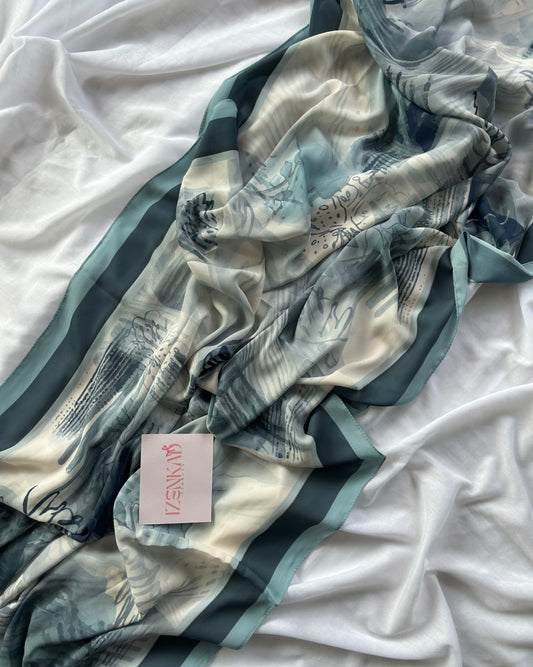 Crêpe de soie imprimé - TAGANTE ™