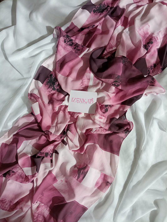 Crêpe de soie imprimé - QAMAR ™