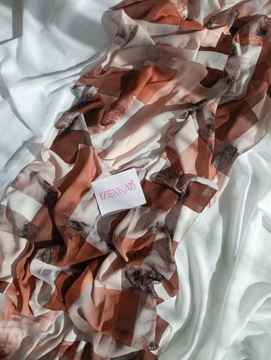 Crêpe de soie imprimé - QAMAR ™