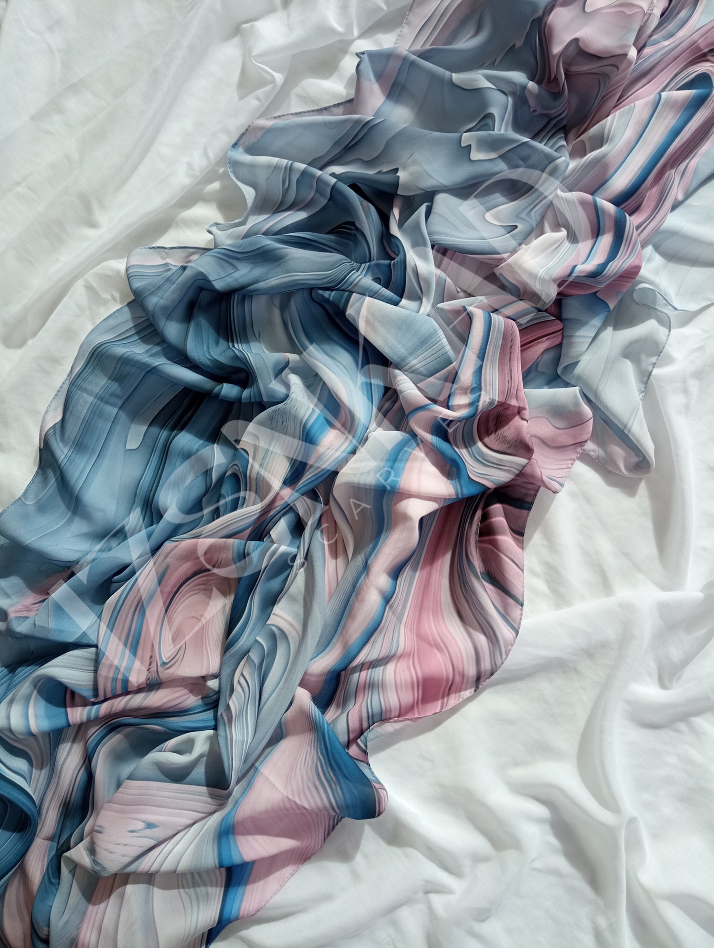 Crêpe de soie imprimé  - EARTH™