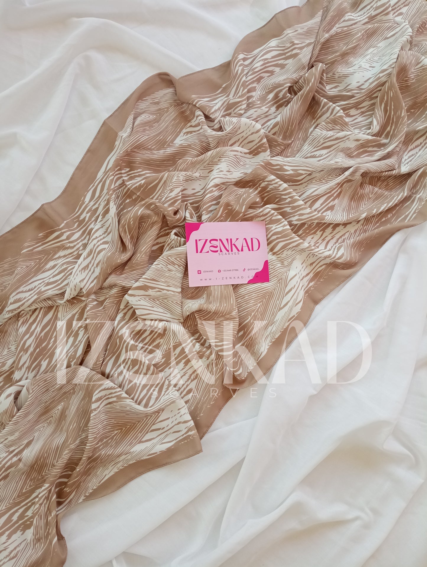 Crêpe de soie imprimé - SANDRA ™