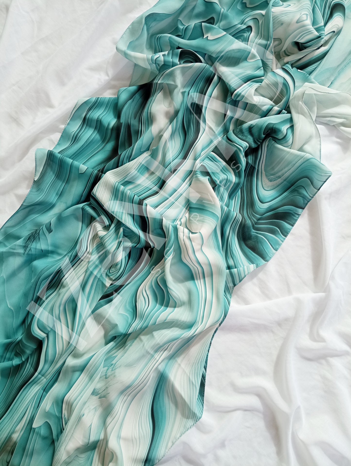 Crêpe de soie imprimé  - EARTH™