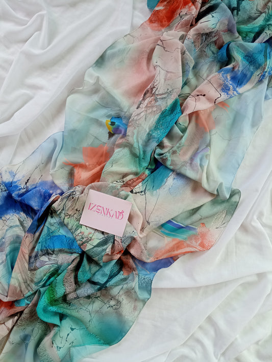 Crêpe de soie imprimé - AKAL ™