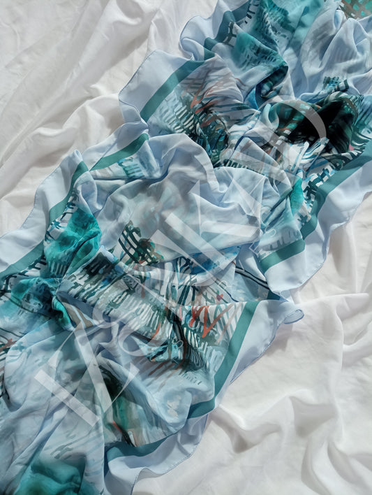 Crêpe de soie imprimé - OASIS ™