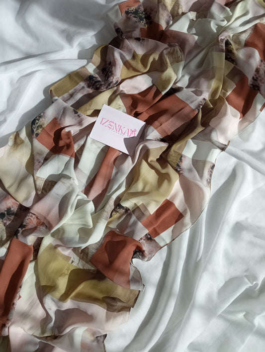 Crêpe de soie imprimé - QAMAR ™