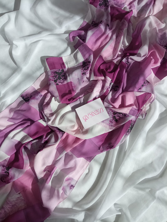 Crêpe de soie imprimé - QAMAR ™