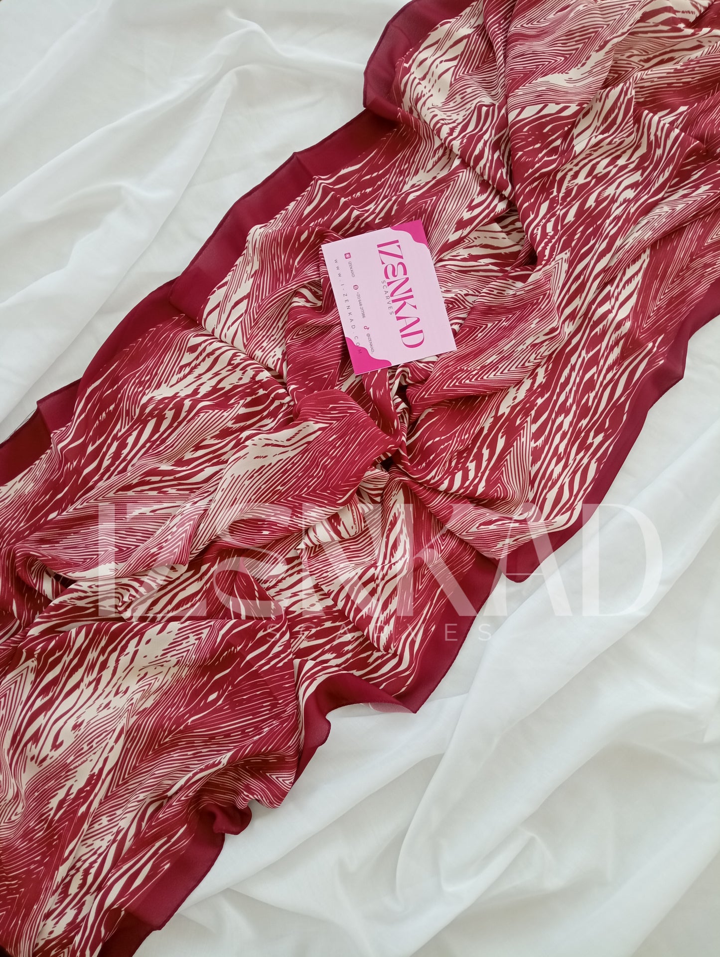 Crêpe de soie imprimé - SANDRA ™