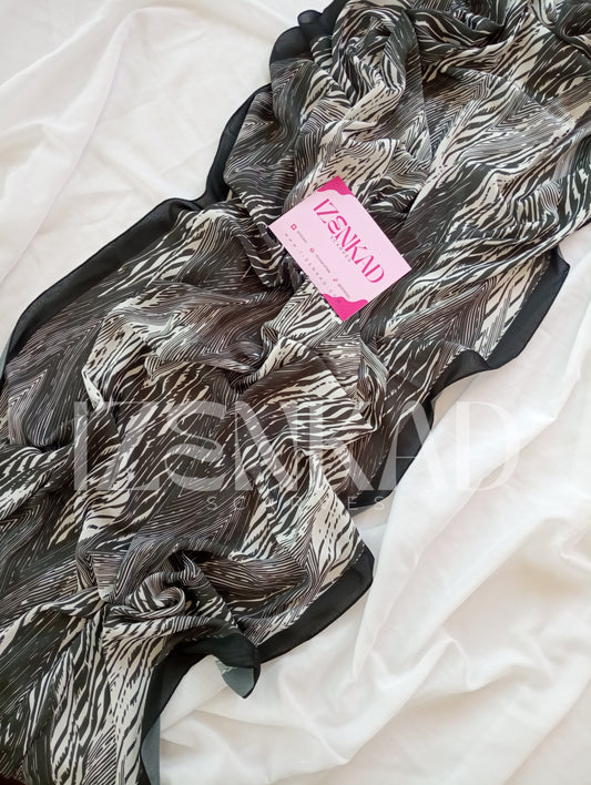 Crêpe de soie imprimé - SANDRA ™