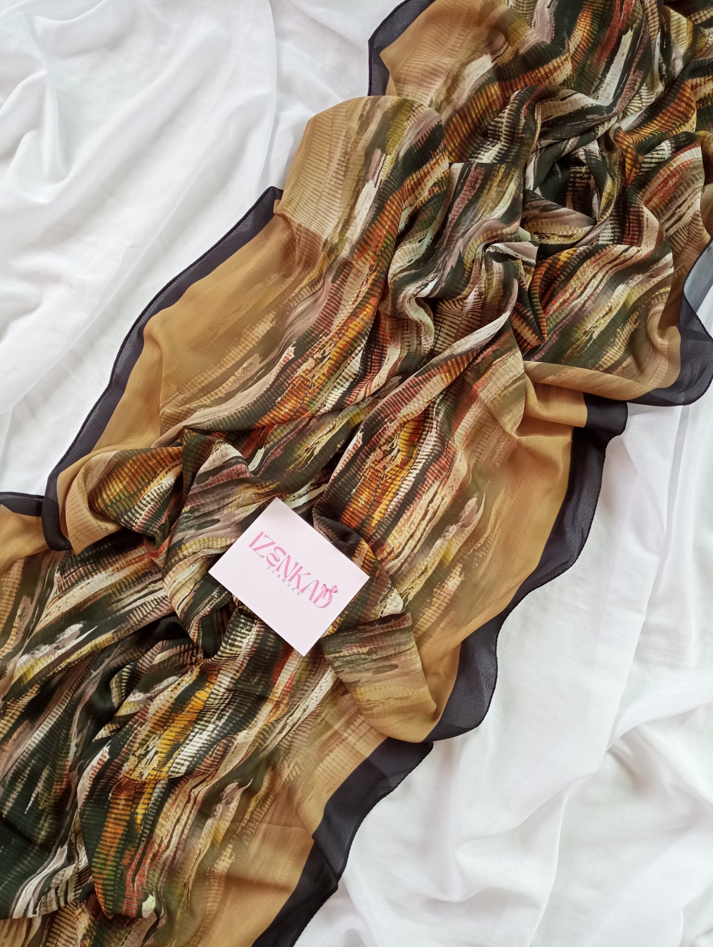 Crêpe de soie imprimé - TOUNAROUZ ™